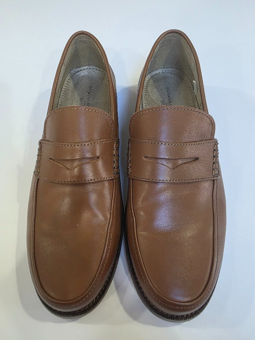 Banana Republic Men’s Brown‎ Leather Loafers Ortholite Size 10.5